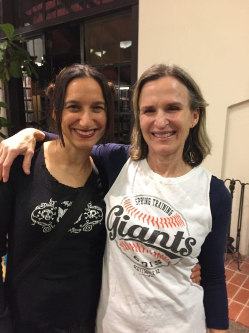 with Poetry World Series co-founder Melissa Stein