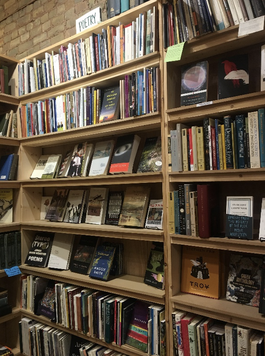 Poetry Shelf at Zenith Bookstore